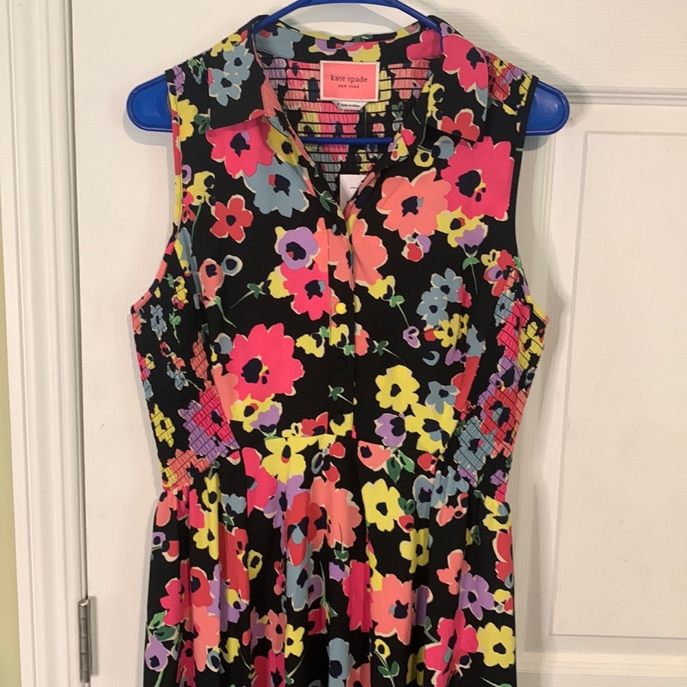 Wildflower bouquet midi dress